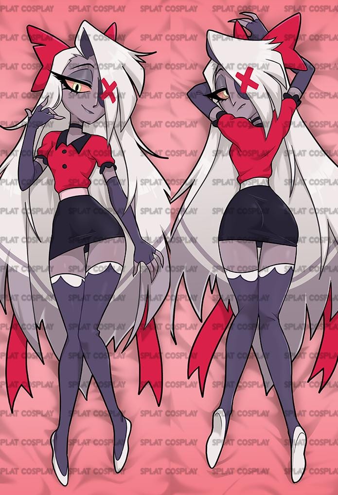 Hazbin Hotel Vaggie Dakimakura Pillowcase | 50x150cm Two Way Tricot Daki Body Pillow
