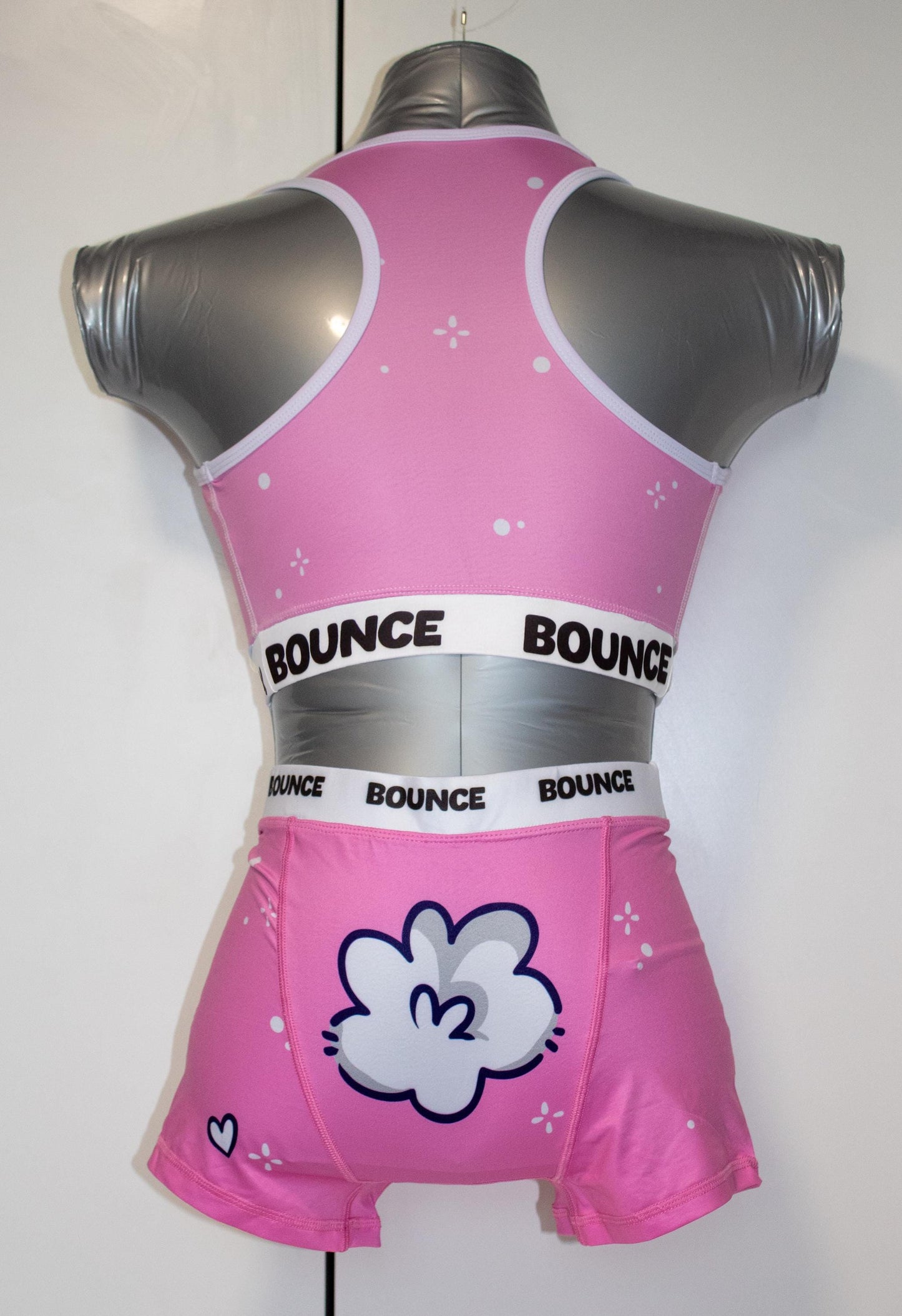 Bimbo Bunny Underwear Set | Sports Bra & Boxer Shorts | XS-3XL Sizes