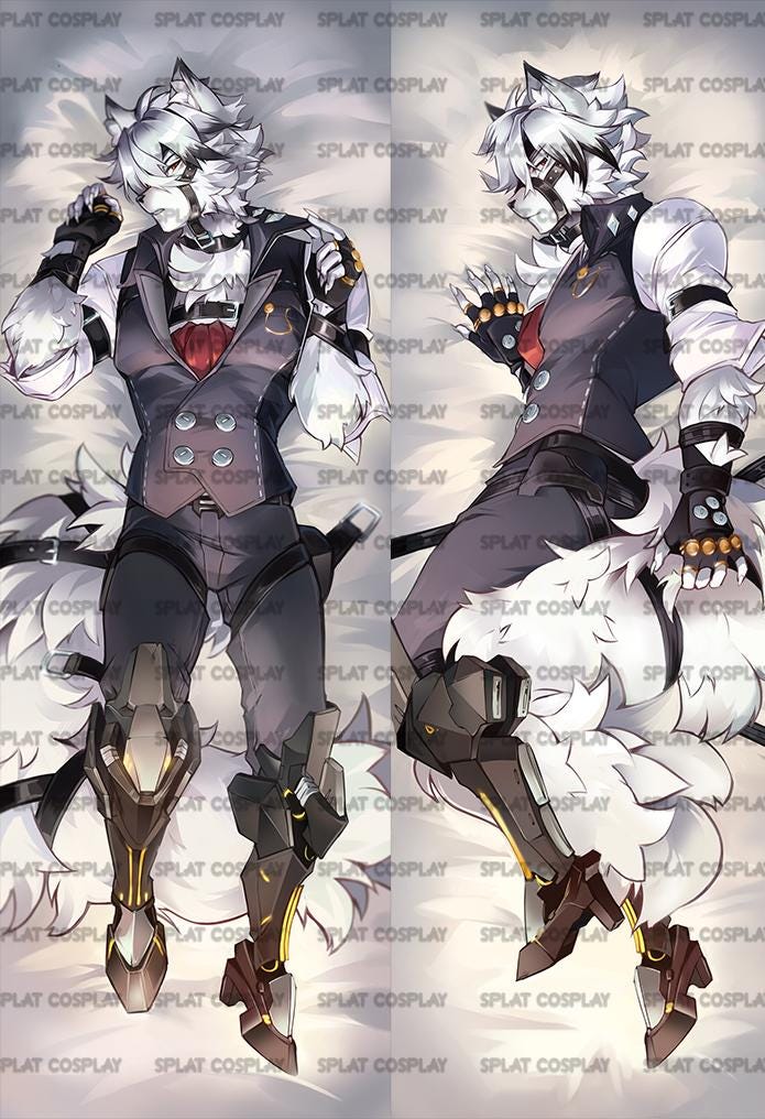 ZZZ Von Lycaon Dakimakura Pillowcase | 50x150cm Two Way Tricot Daki Body Pillow Zenless Zone Zero