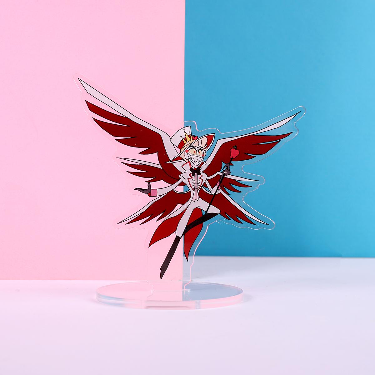 Hazbin Hotel Lucifer Morningstar Double Sided Acrylic Standee | 4 Inch Standee