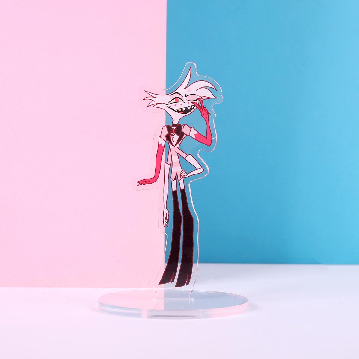 Hazbin Hotel Angel Dust Double Sided Acrylic Standee | 4 Inch Standee
