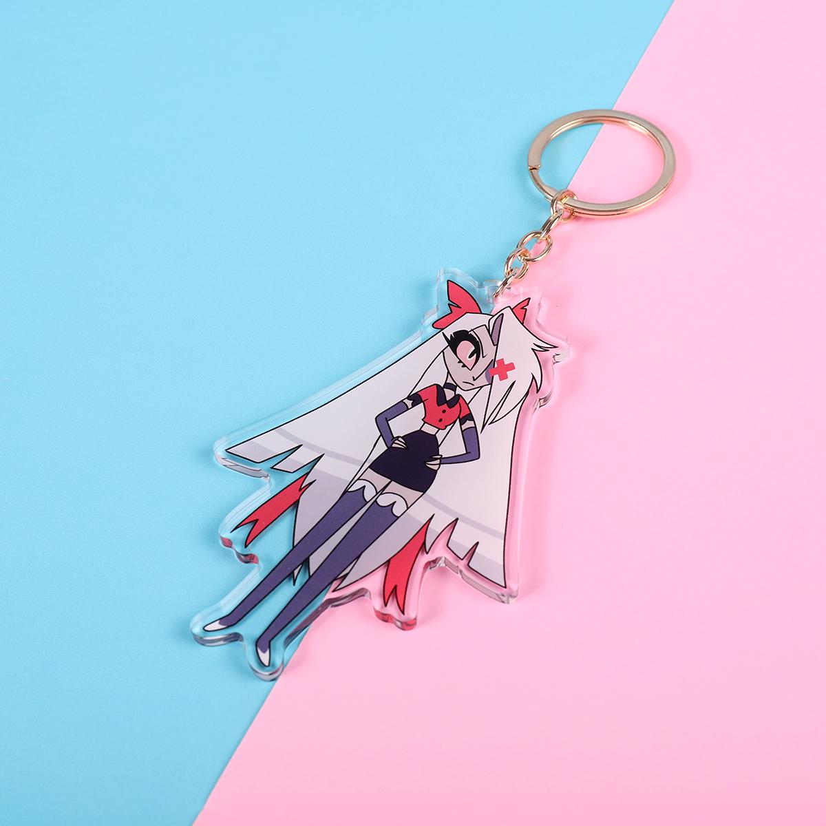 Hazbin Hotel Vaggie Double Sided Keychain | 4 Inch Keychain