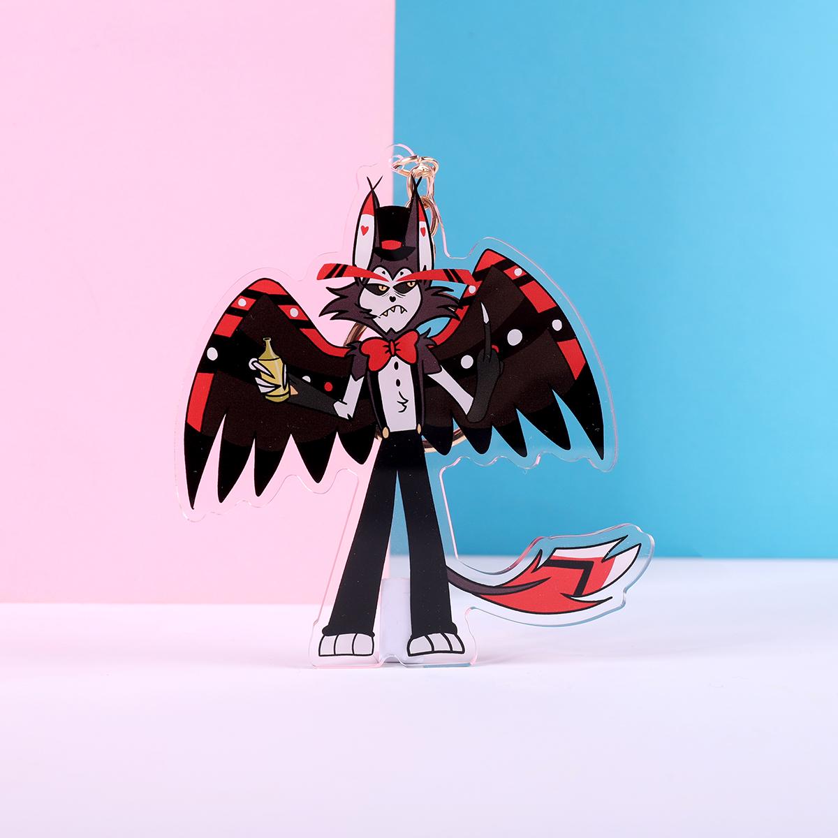 Hazbin Hotel Husk Double Sided Keychain | 4 Inch Keychain
