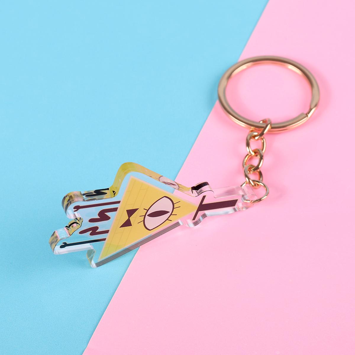 Gravity Falls Bill Cypher Double Sided Keychain | 4 Inch Keychain