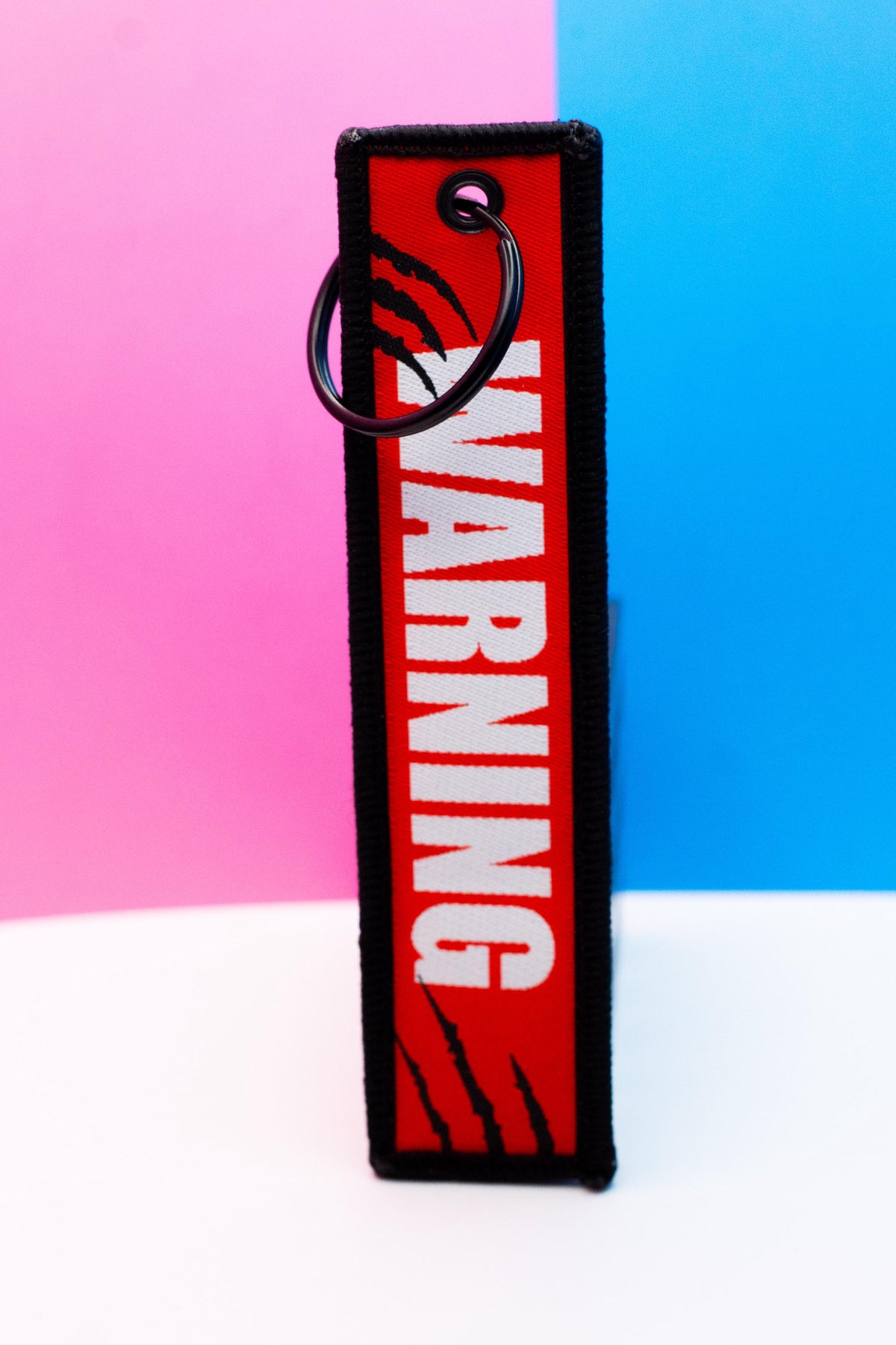Feral Furry Embroidered Jet Tag | 5 Inch Woven Double Sided Keychain