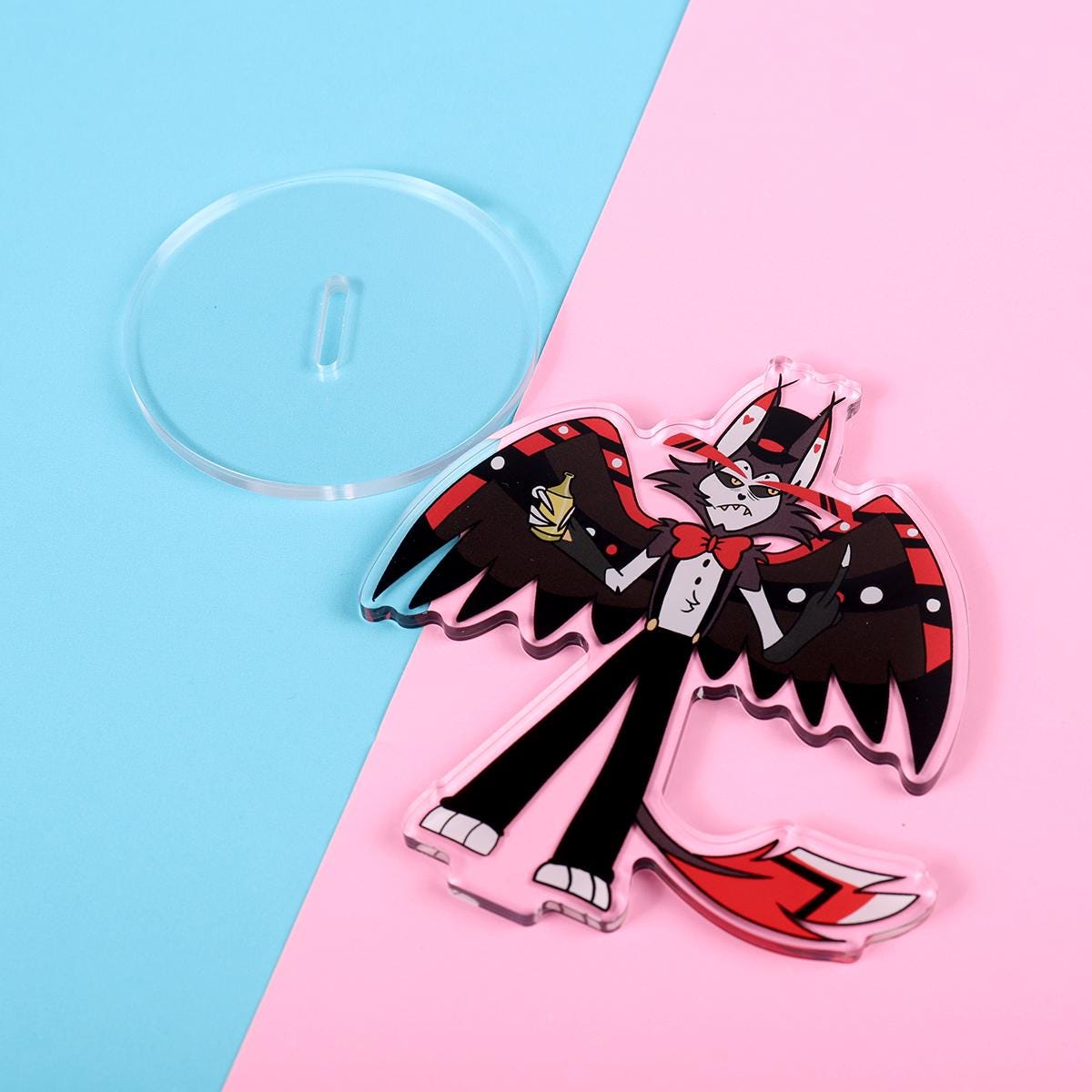 Hazbin Hotel Husk Double Sided Acrylic Standee | 4 Inch Standee