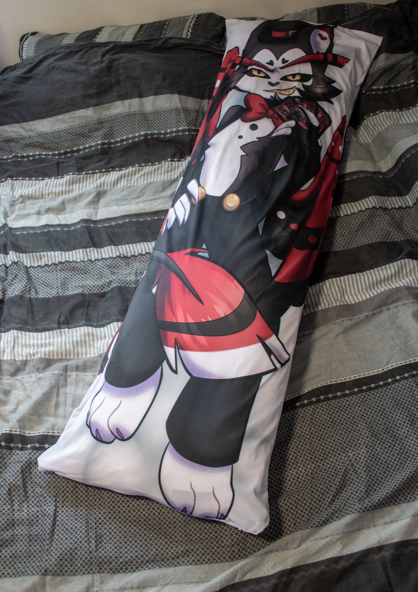Hazbin Hotel Husk Dakimakura Pillowcase | 50x150cm Two Way Tricot Daki Body Pillow