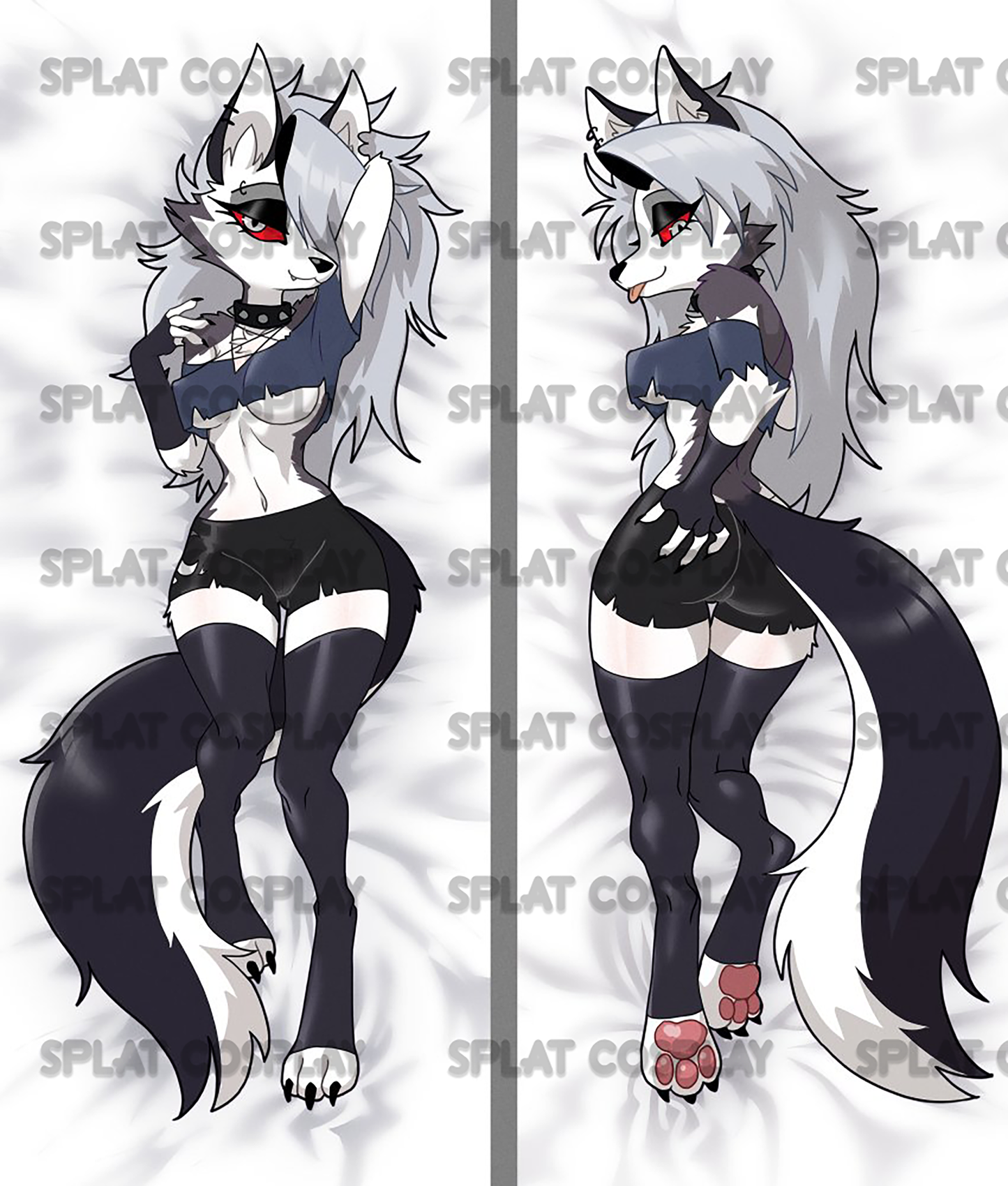 Helluva Boss Loona Dakimakura Pillowcase | 50x150cm Two Way Tricot Daki