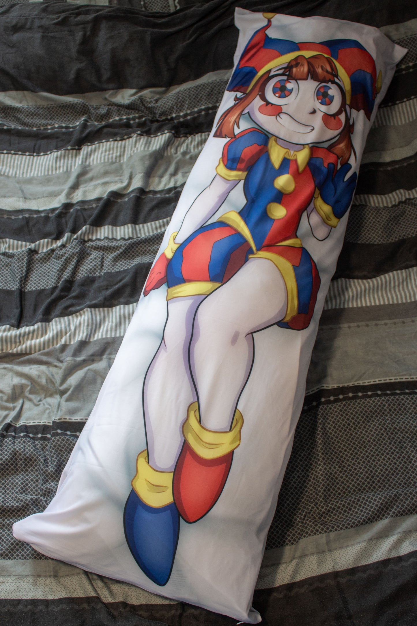 The Amazing Digital Circus Pomni Dakimakura Pillowcase | 50x150cm Two Way Tricot Daki Body Pillow