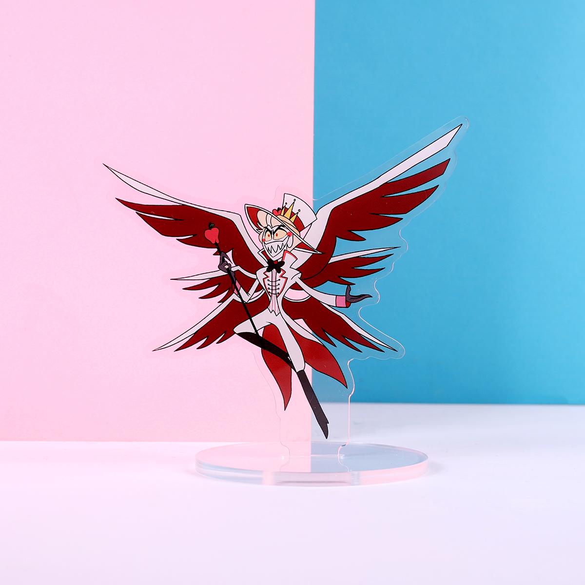 Hazbin Hotel Lucifer Morningstar Double Sided Acrylic Standee | 4 Inch Standee
