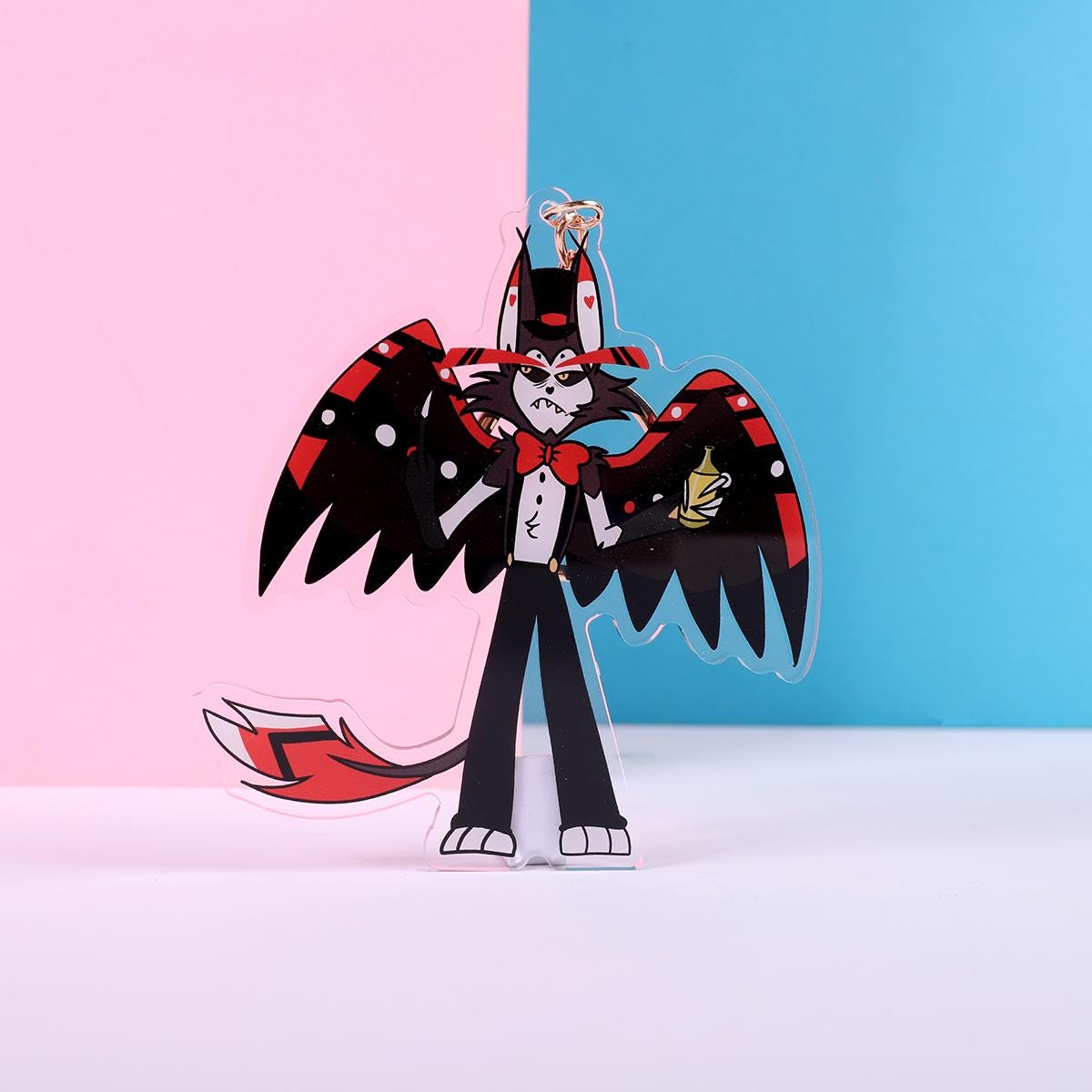 Hazbin Hotel Husk Double Sided Keychain | 4 Inch Keychain