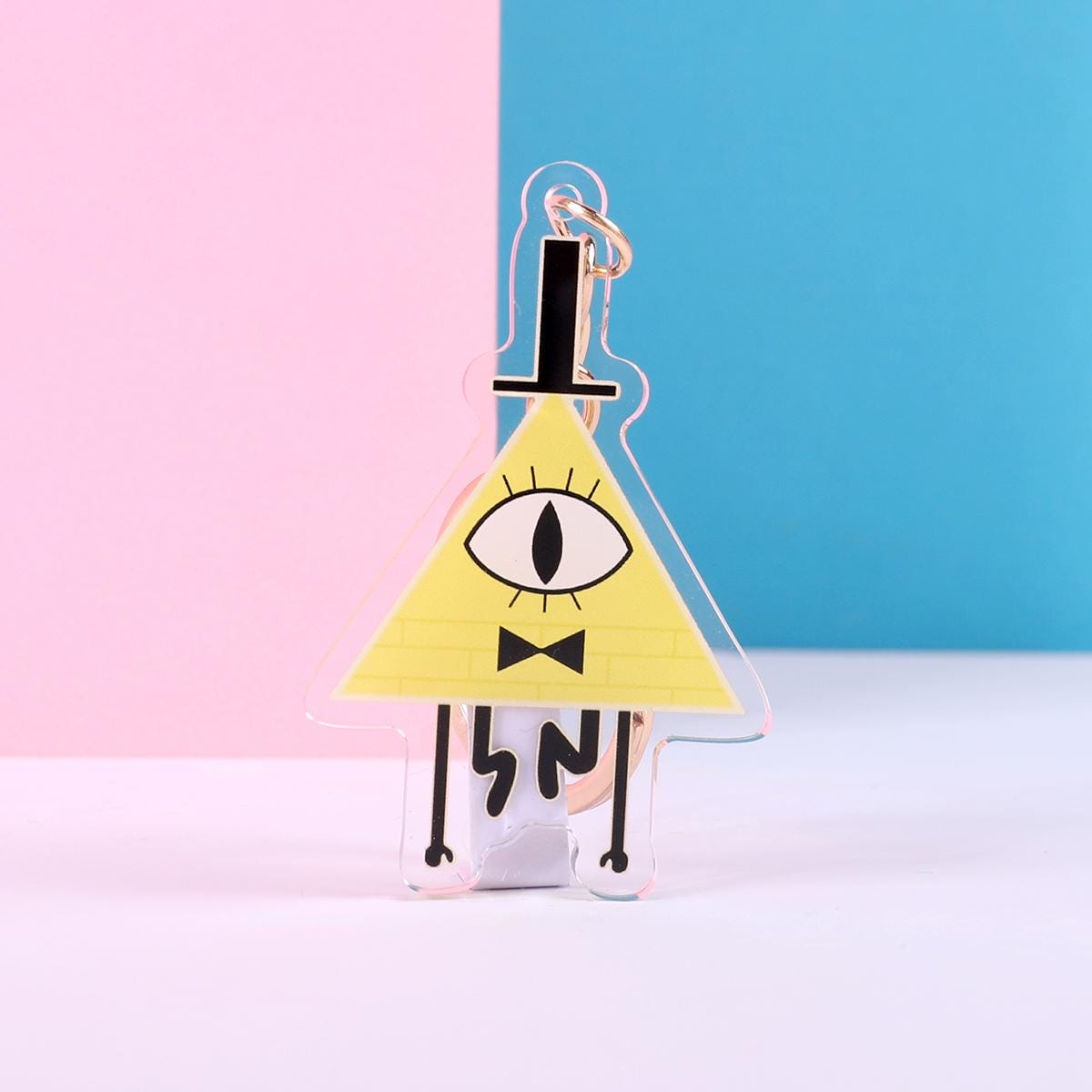 Gravity Falls Bill Cypher Double Sided Keychain | 4 Inch Keychain