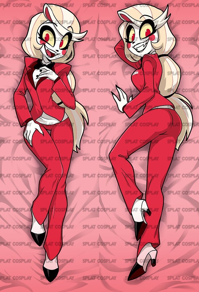 Hazbin Hotel Charlie Clothed Dakimakura Pillowcase | 50x150cm Two Way Tricot Daki Body Pillow
