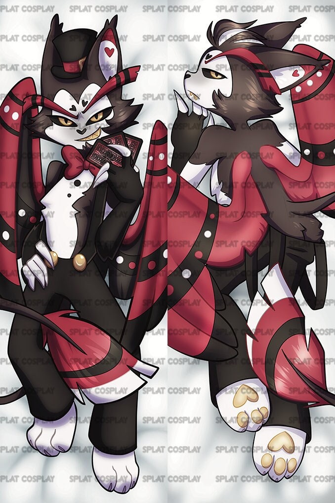 Hazbin Hotel Husk Dakimakura Pillowcase | 50x150cm Two Way Tricot Daki Body Pillow