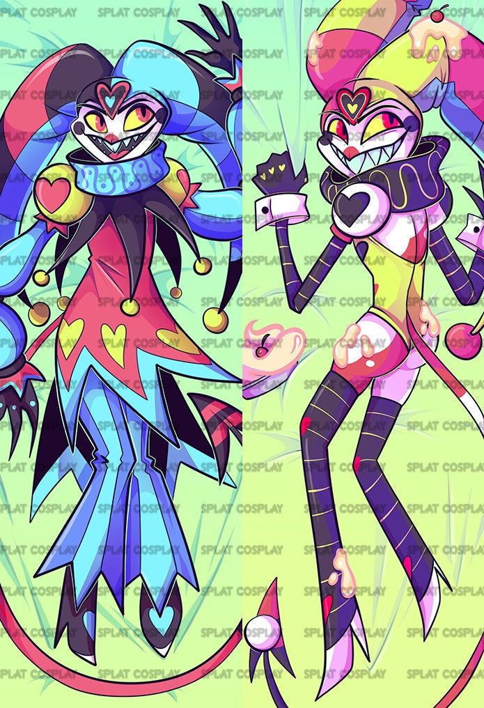 Helluva Boss Fizzarolli Dakimakura Pillowcase | 50x150cm Two Way Tricot Daki Body Pillow