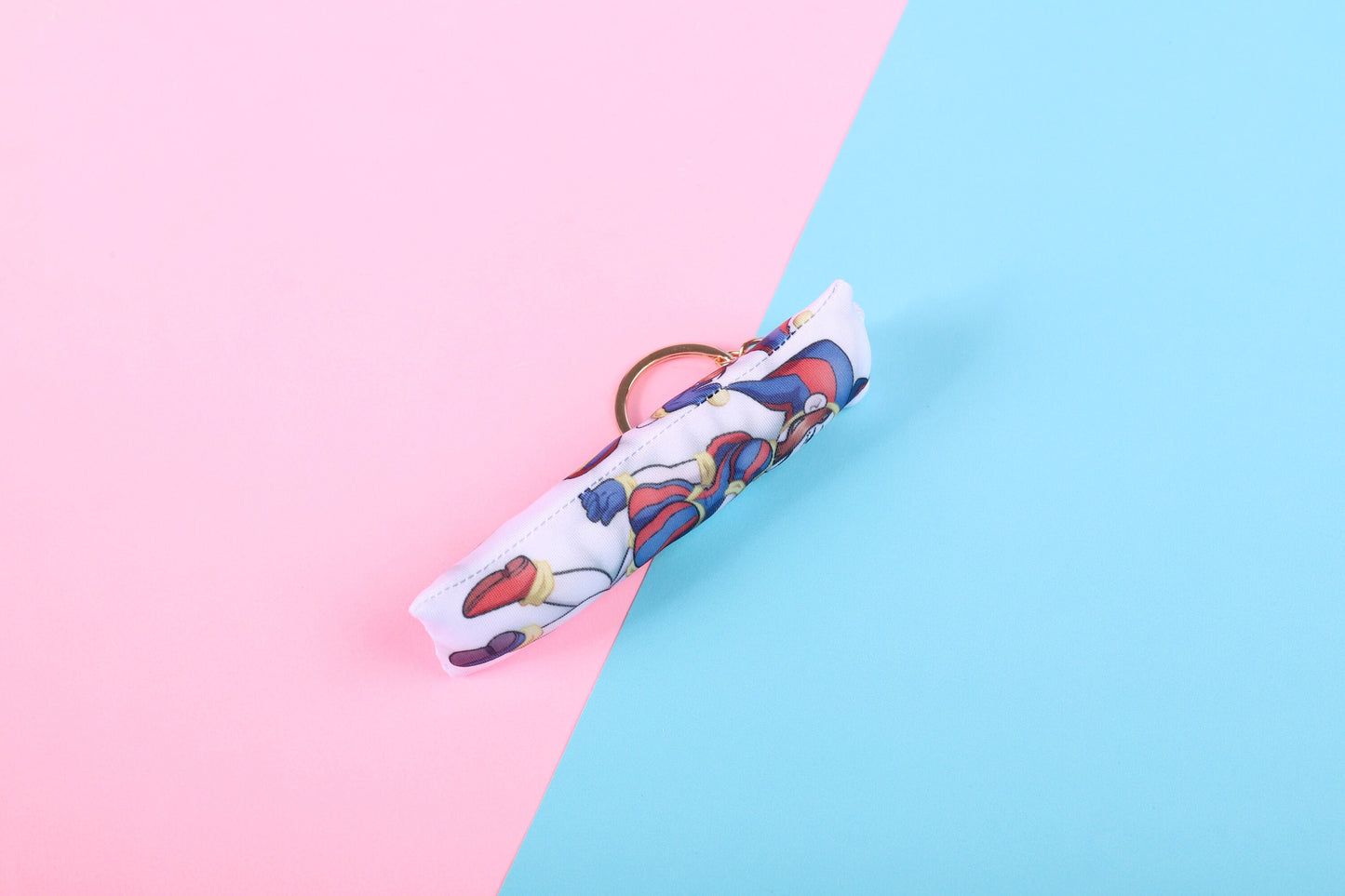 The Amazing Digital Circus Pomni Mini Dakimakura Keychain | 11x3cm Two Way Tricot Daki Keychain Body Pillow