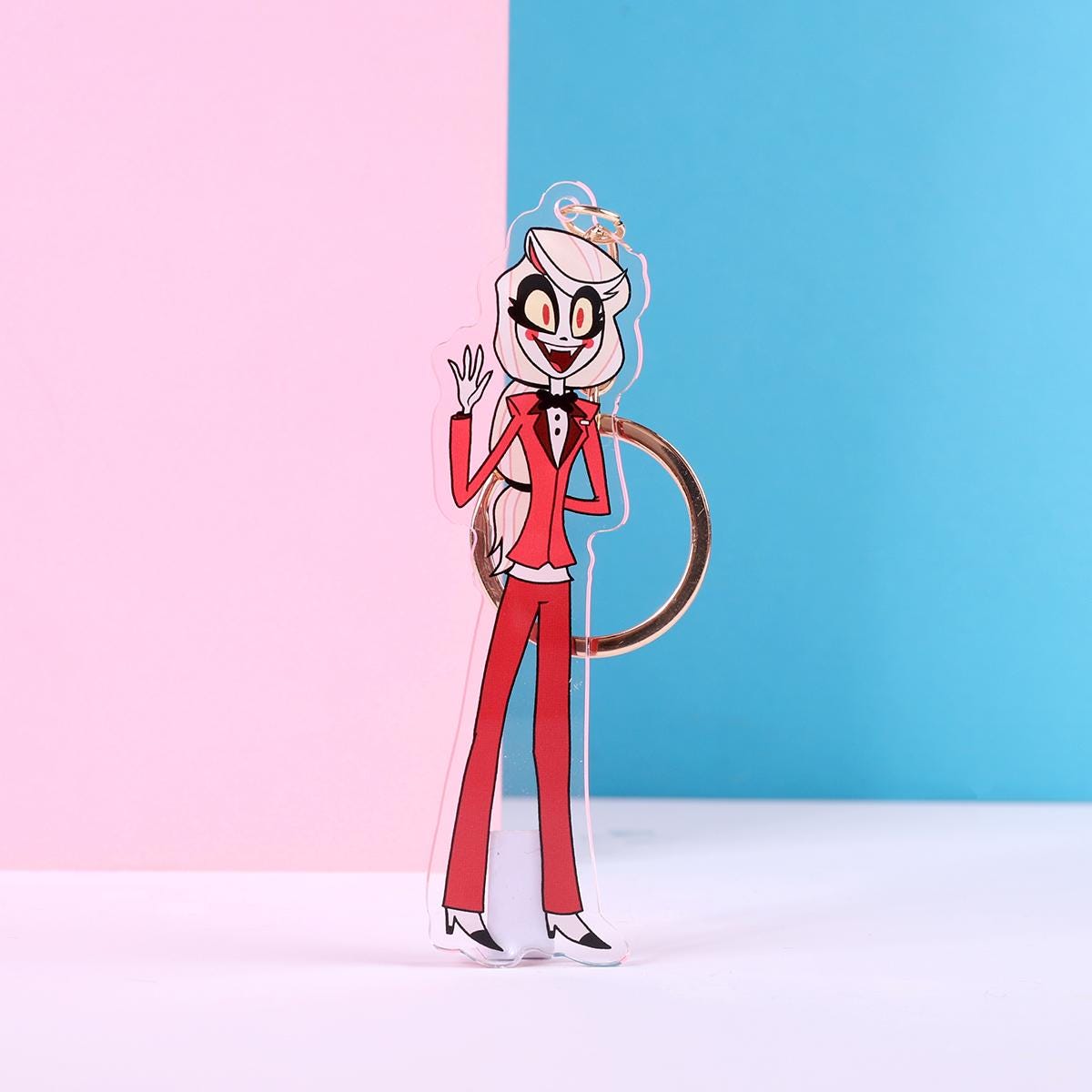 Hazbin Hotel Charlie Morningstar Double Sided Keychain | 4 Inch Keychain