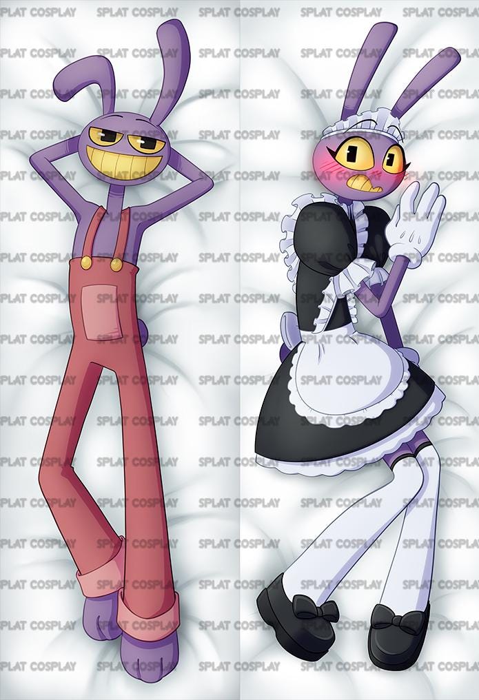 The Amazing Digital Circus Jax Dakimakura Pillowcase | 50x150cm Two Way Tricot Daki Body Pillow