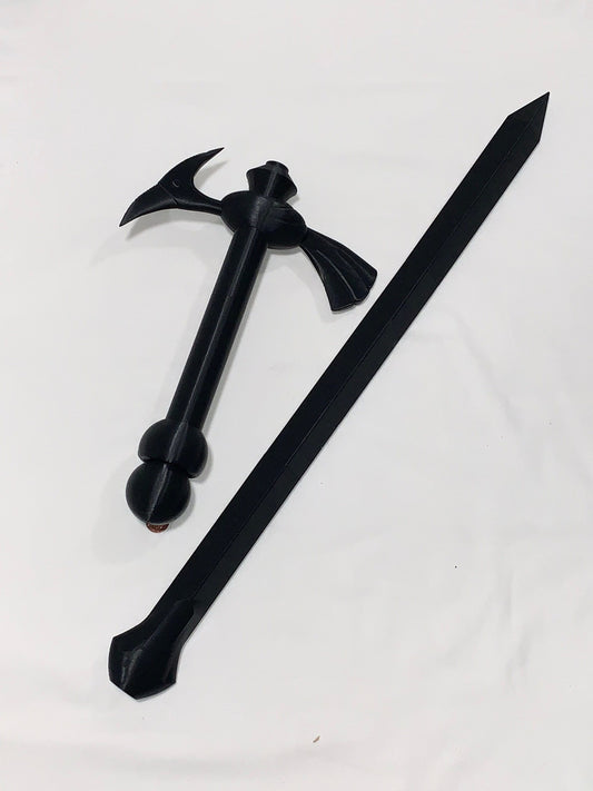 Amphibia Heron Sword 3D Print Kit | PLA Raw 3D Print Cosplay Kit