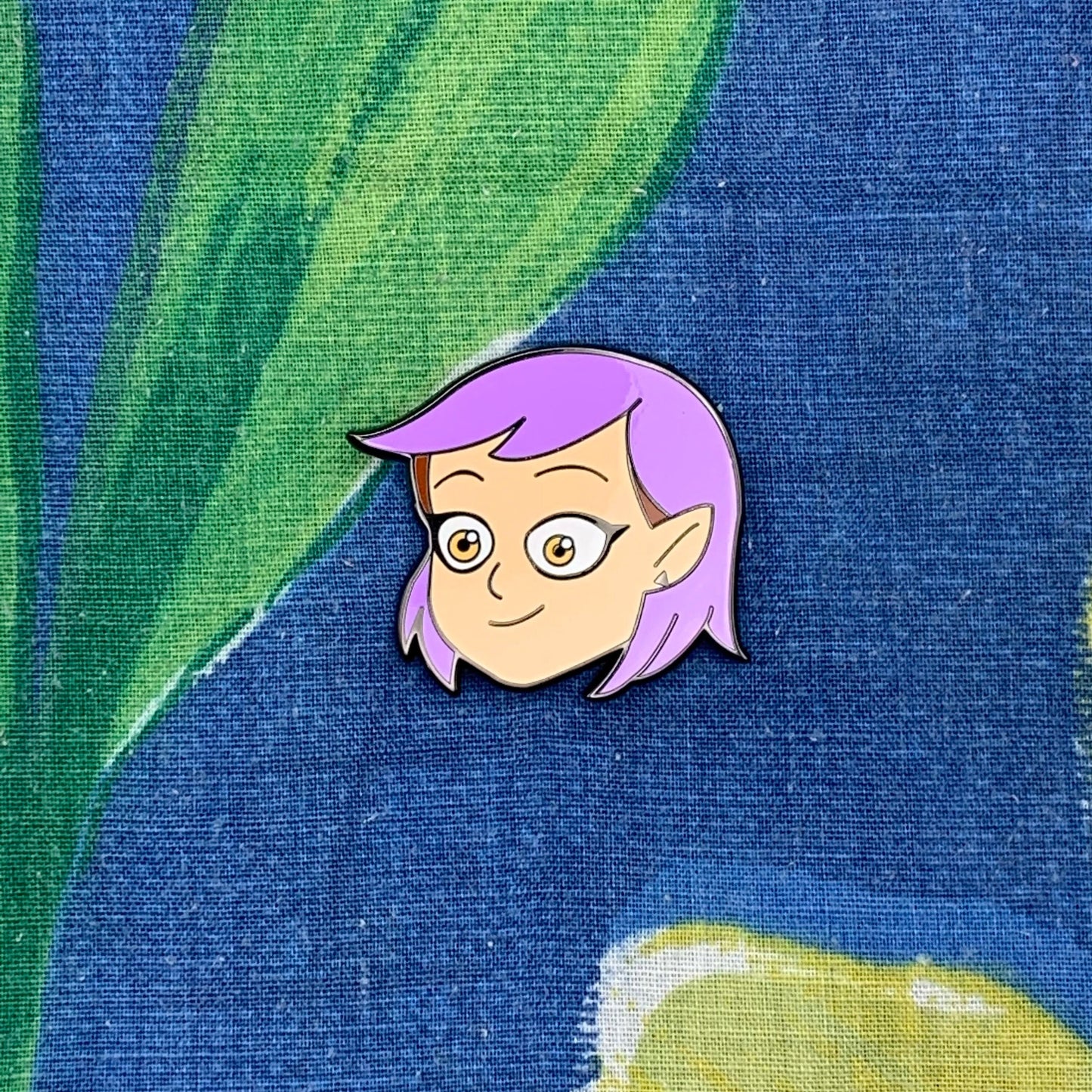 Owl House Amity Season 2 Pink Hair Enamel Pin | 1.5 Inch Hard Enamel Pin