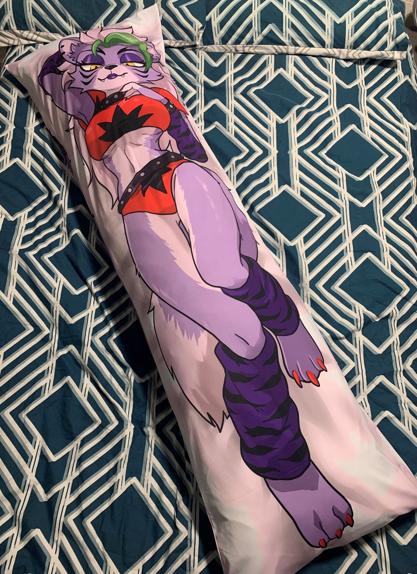 FNAF Roxanne Wolf Dakimakura Pillowcase | 50x150cm Two Way Tricot Daki