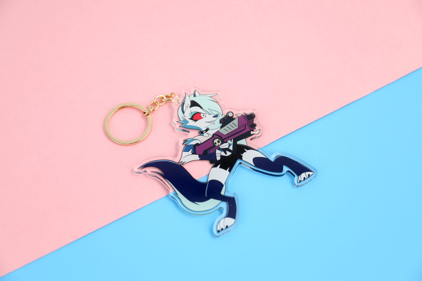 Loona Helluva Boss Double Sided Keychain | 4 Inch Keychain