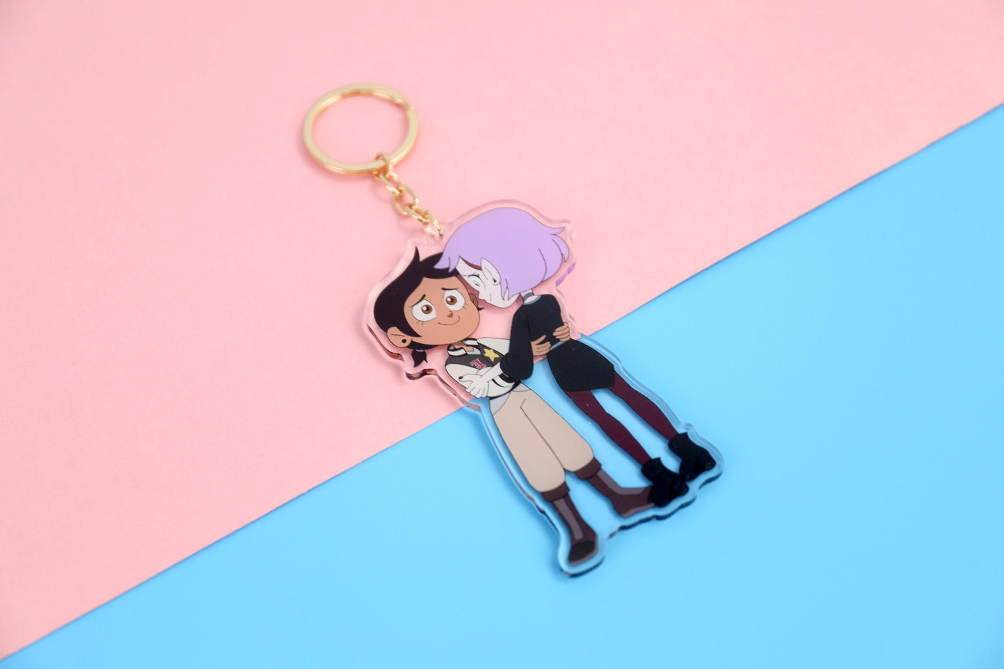 Lumity Season 2 Finale Owl House Double Sided Keychain | 4 Inch Keychain