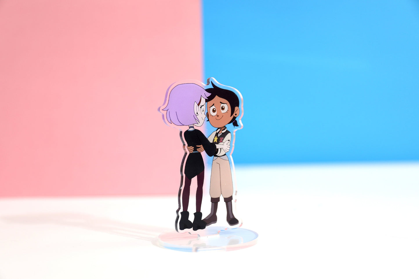 Owl House Lumity Season 2 Finale Double Sided Acrylic Standee | 4 Inch Standee