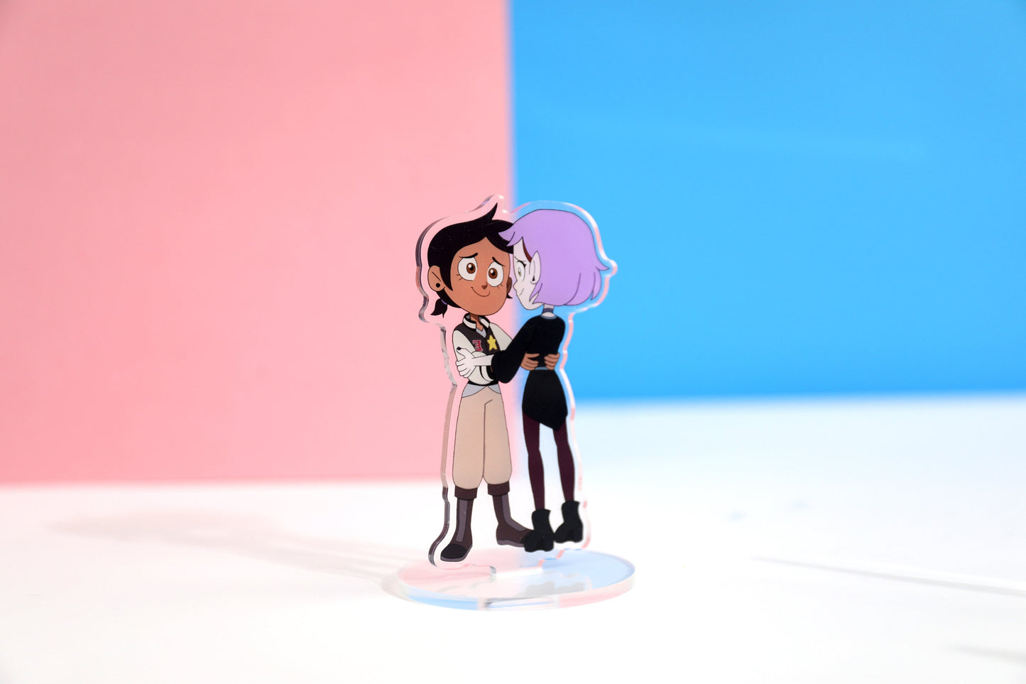 Owl House Lumity Season 2 Finale Double Sided Acrylic Standee | 4 Inch Standee