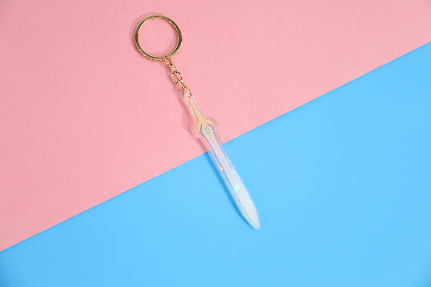 She-Ra New Sword Holographic Double Sided Keychain | 4 Inch Keychain