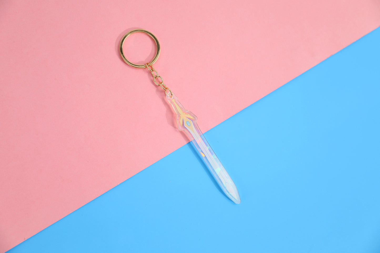 She-Ra New Sword Holographic Double Sided Keychain | 4 Inch Keychain