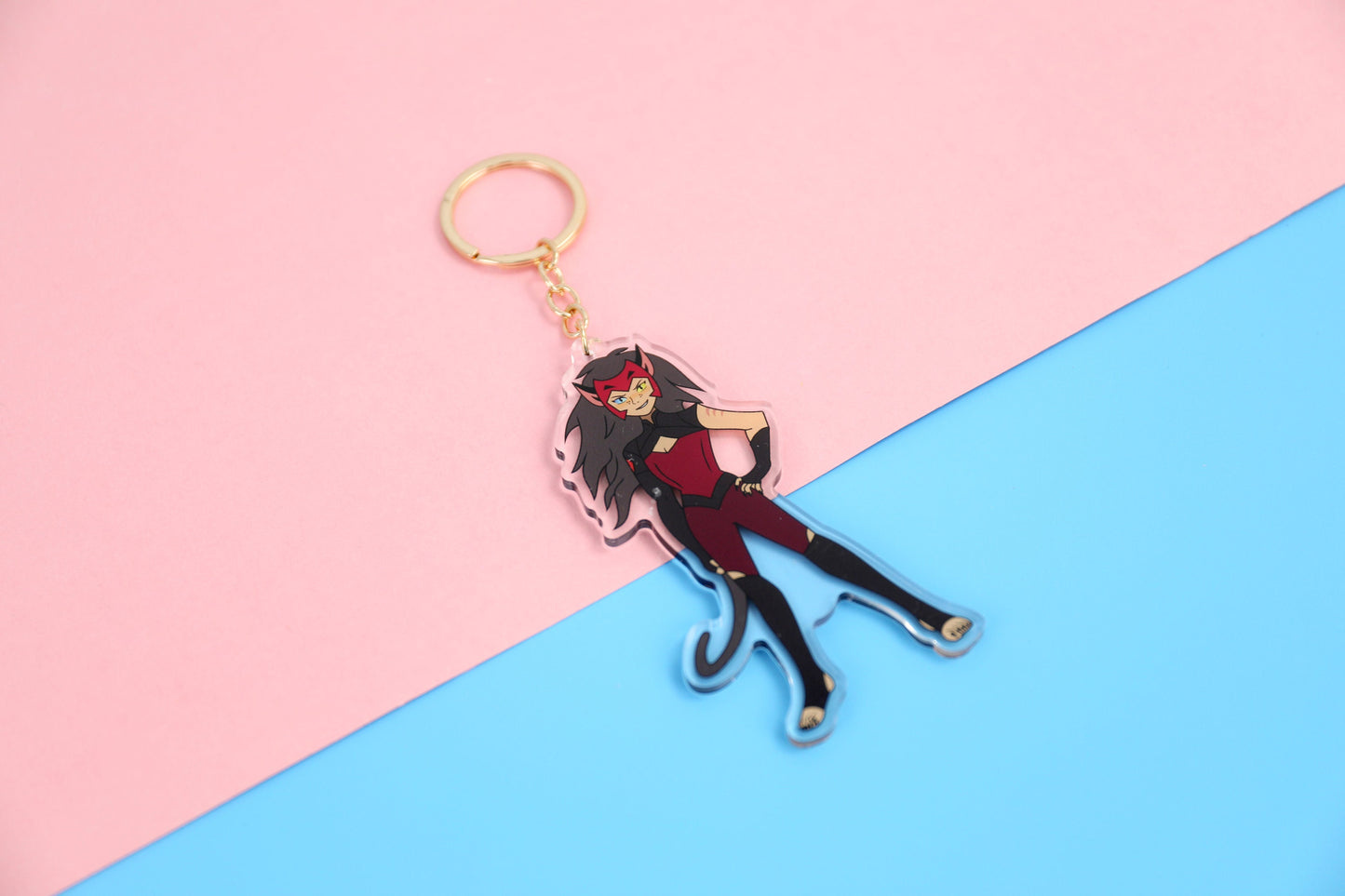 She-Ra Catra Double Sided Keychain | 4 Inch Keychain