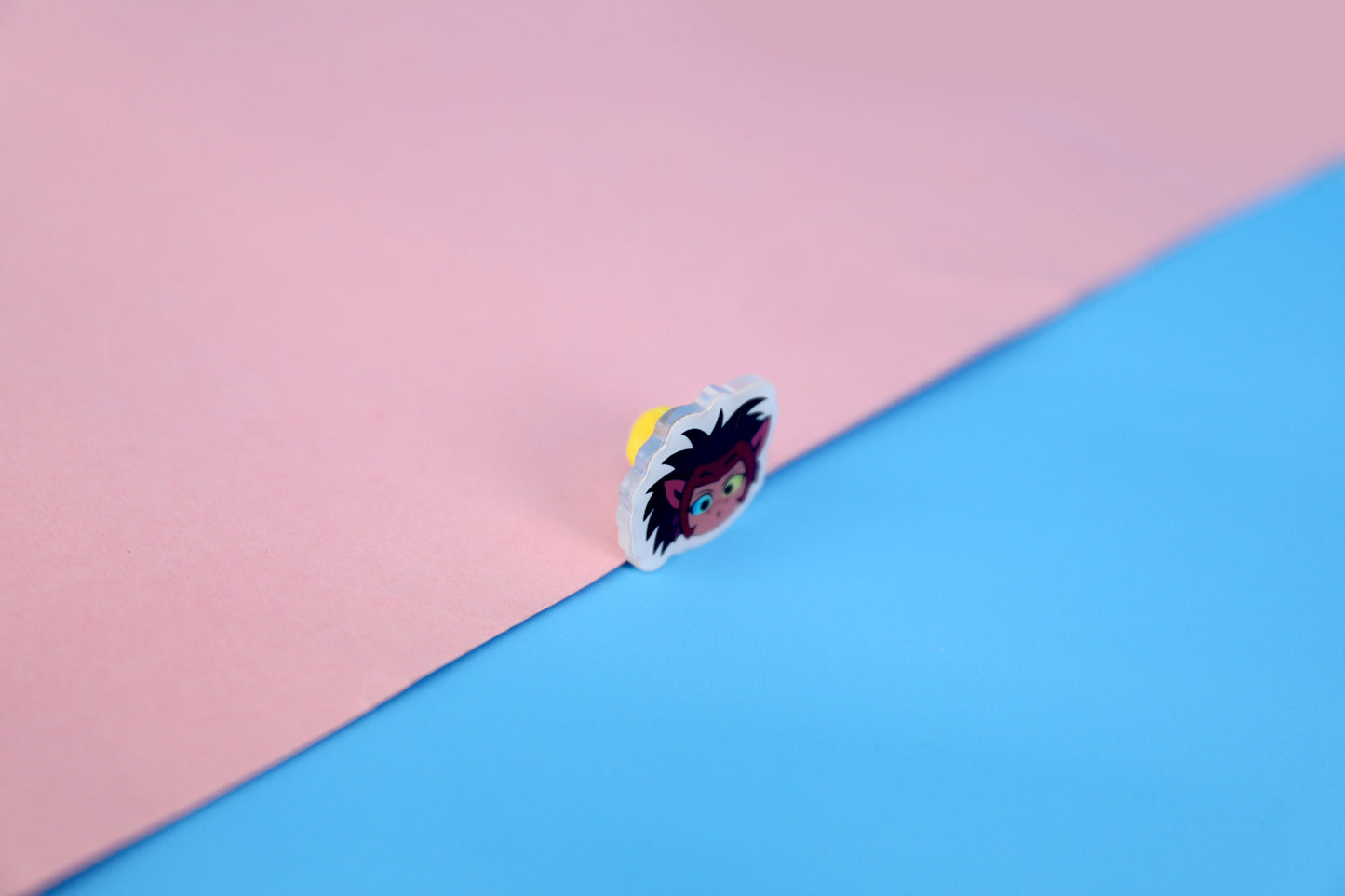Catra Acrylic Pin | 1" Die Cut Acrylic Pin