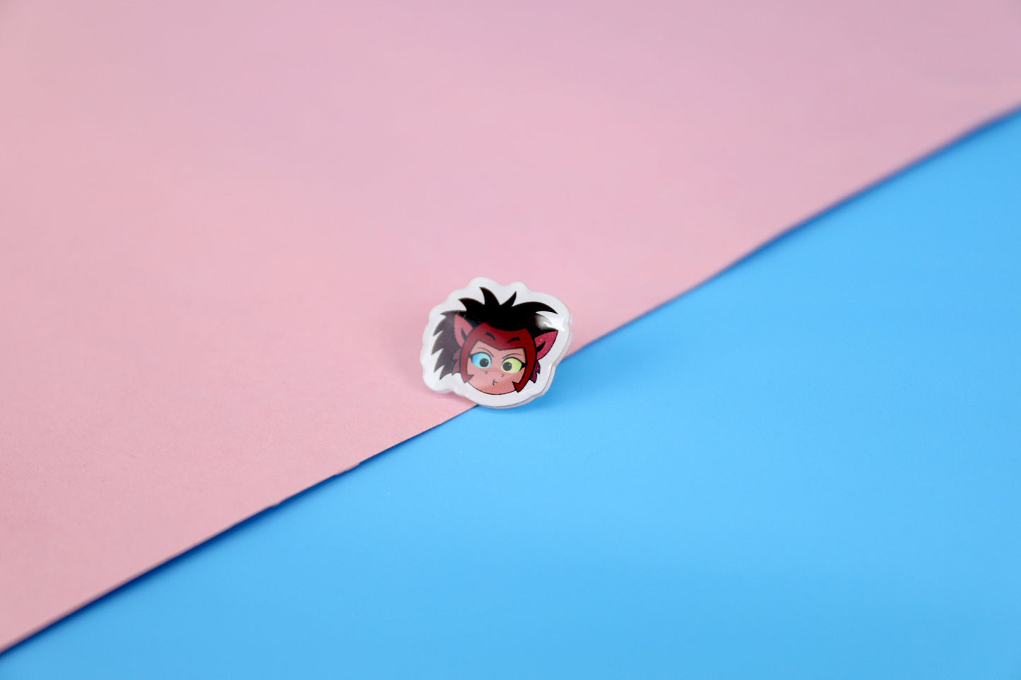 Catra Acrylic Pin | 1" Die Cut Acrylic Pin