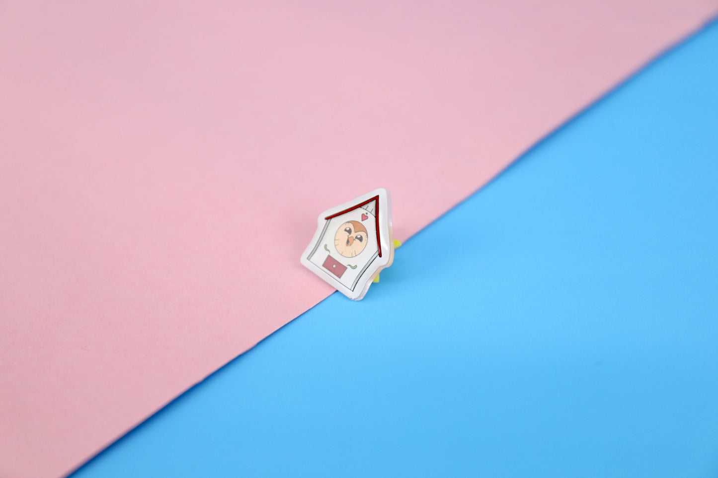 Owl House Port-A-Hooty Acrylic Pin | 1" Die Cut Acrylic Pin