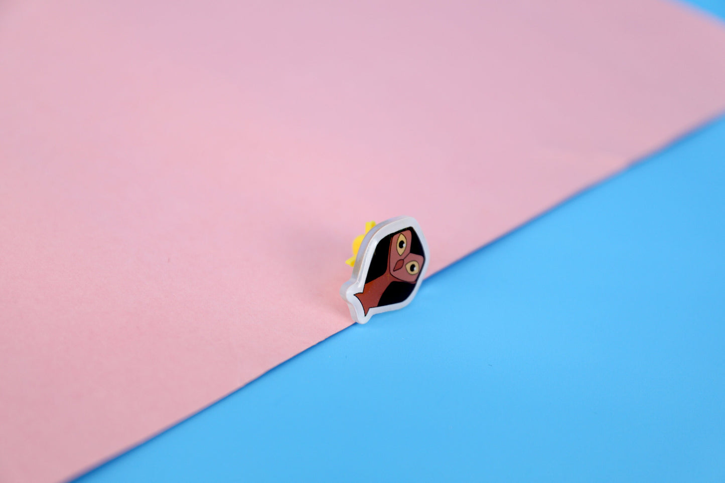 Owl House Owlbert Acrylic Pin | 1" Die Cut Acrylic Pin