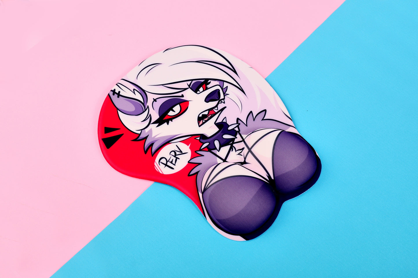 Helluva Boss Loona 3D Mousepad | 10 Inch 3D Mousepad with Wrist Support