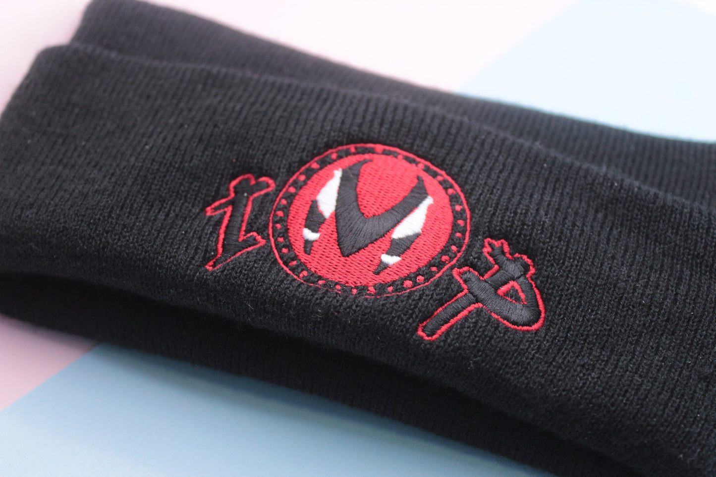 I.M.P Embroidered Beanie | Helluva Boss Knit Beanie