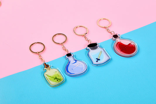 Adventure Time Swords in a Jar Keychain | 2.5 Inch Keychain