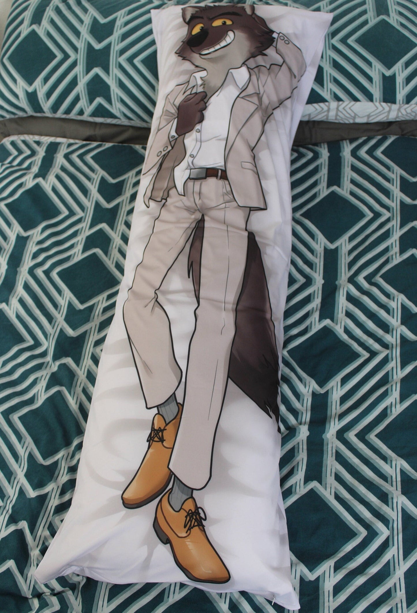 Bad Guys Mr Wolf Dakimakura Pillowcase | 50x150cm Two Way Tricot Daki