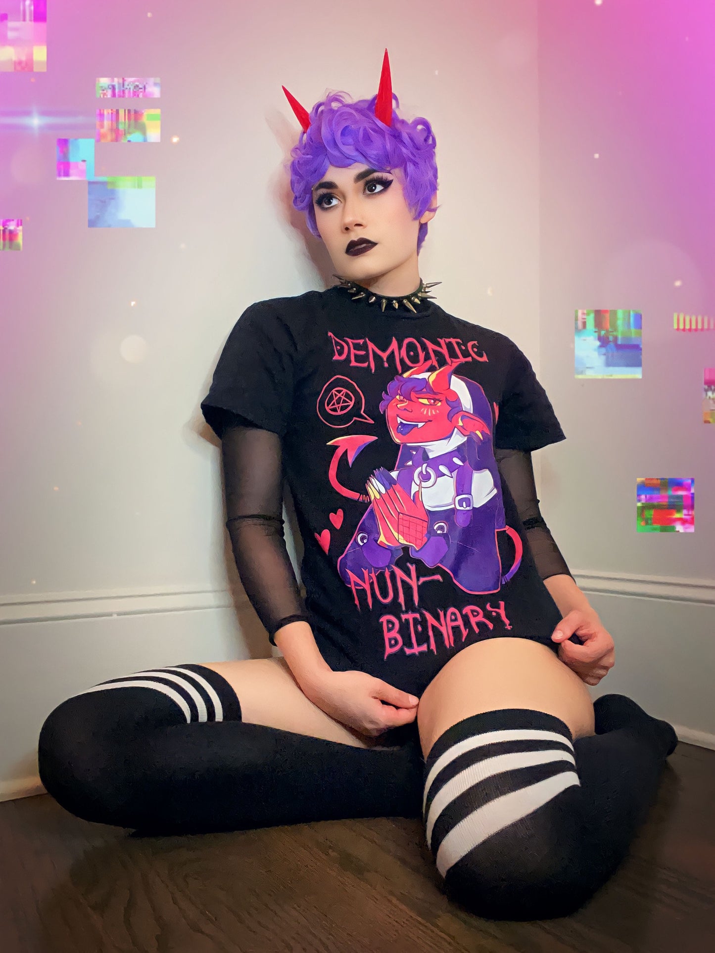 Demonic Nun-Binary T-Shirt