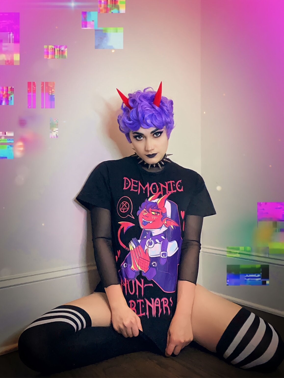 Demonic Nun-Binary T-Shirt