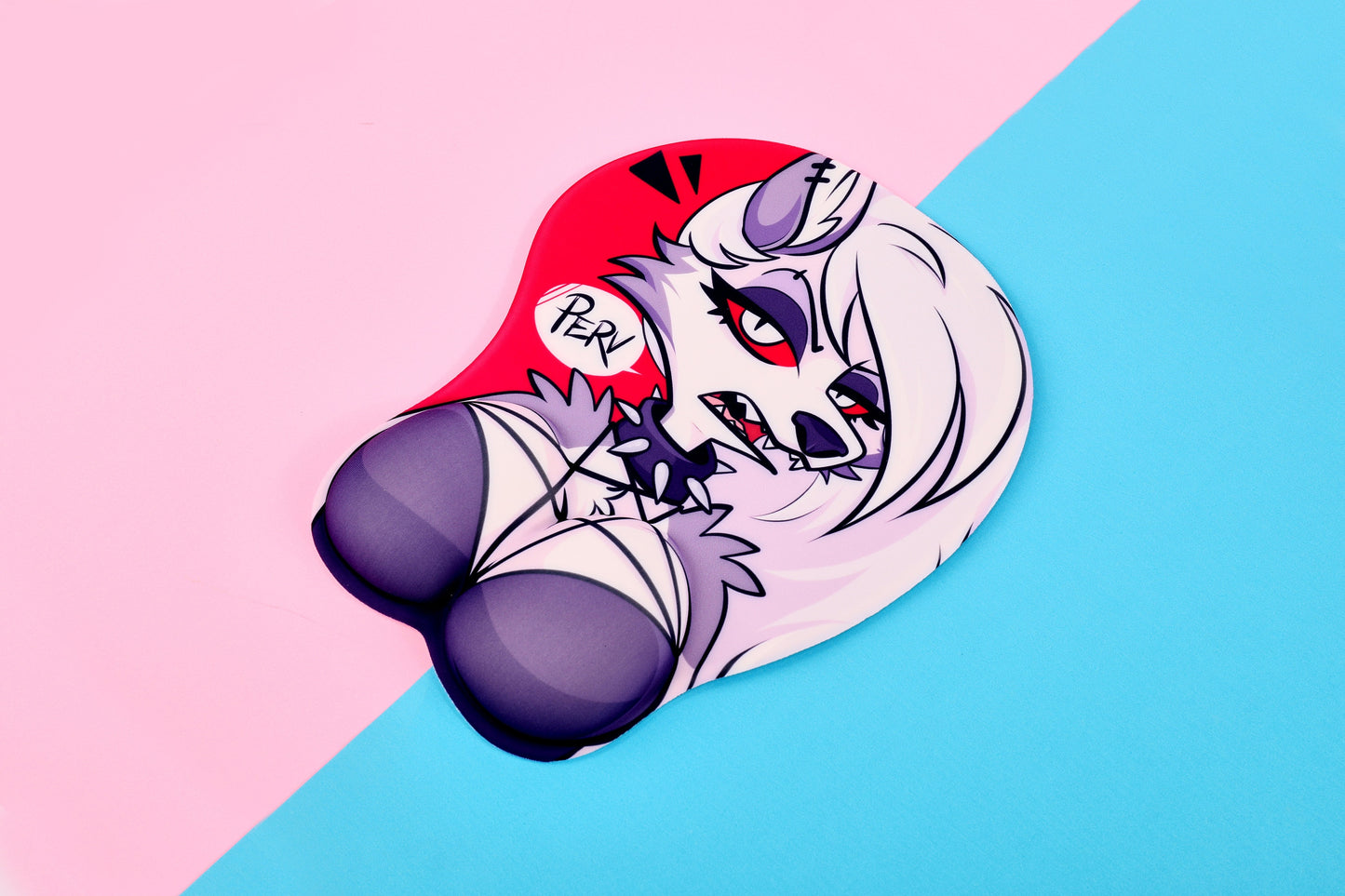Helluva Boss Loona 3D Mousepad | 10 Inch 3D Mousepad with Wrist Support