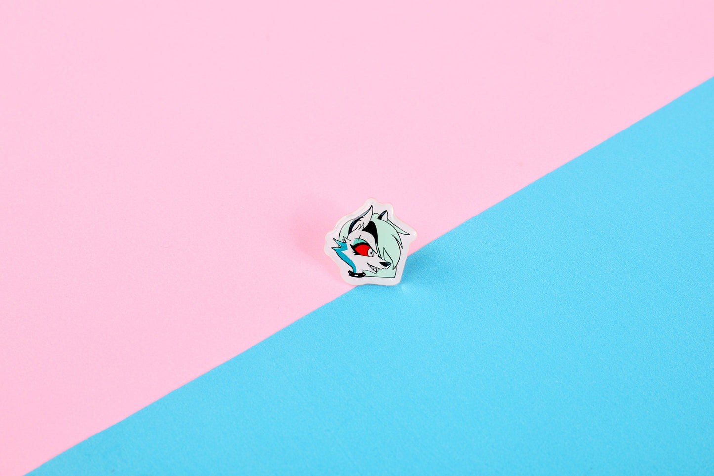 Helluva Boss Loona Acrylic Pin | 1" Die Cut Acrylic Pin