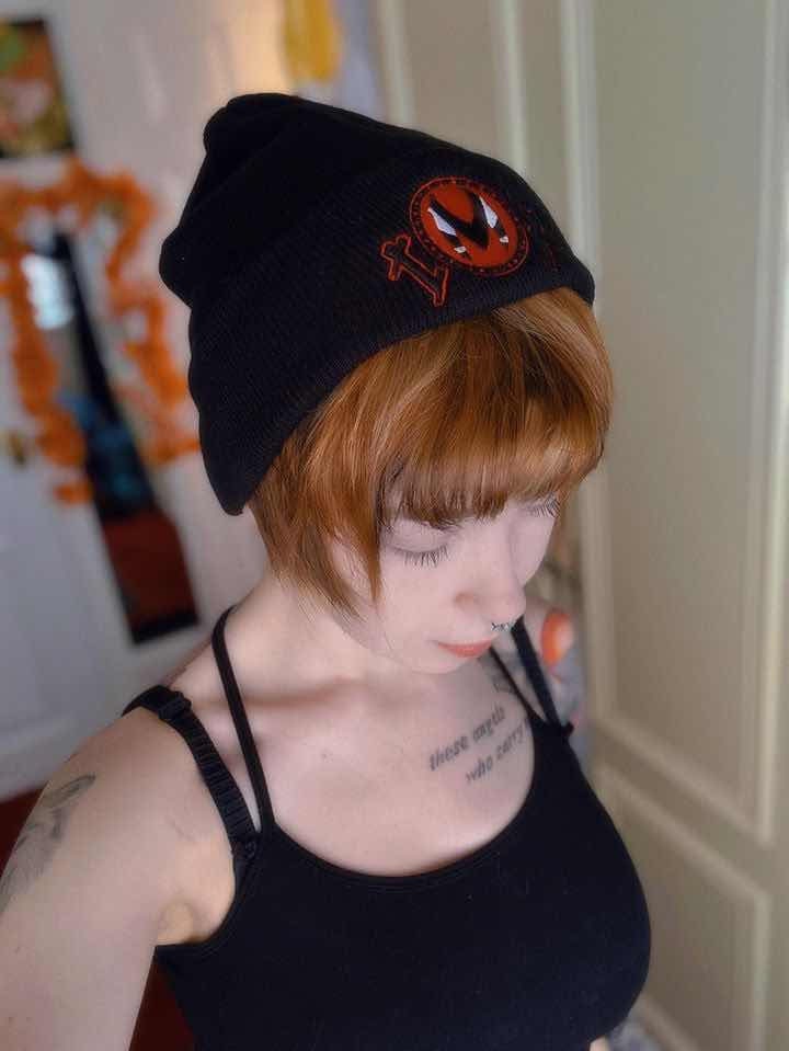 I.M.P Embroidered Beanie | Helluva Boss Knit Beanie