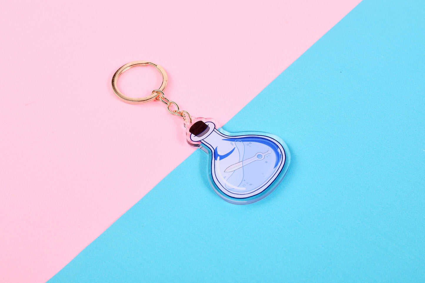 Adventure Time Swords in a Jar Keychain | 2.5 Inch Keychain