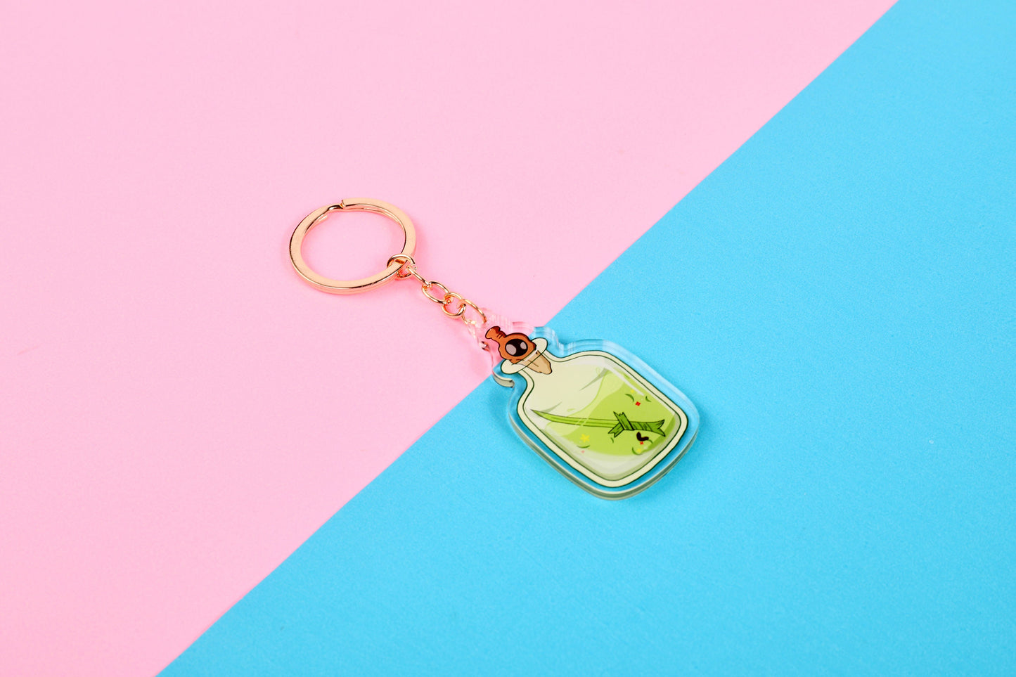 Adventure Time Swords in a Jar Keychain | 2.5 Inch Keychain