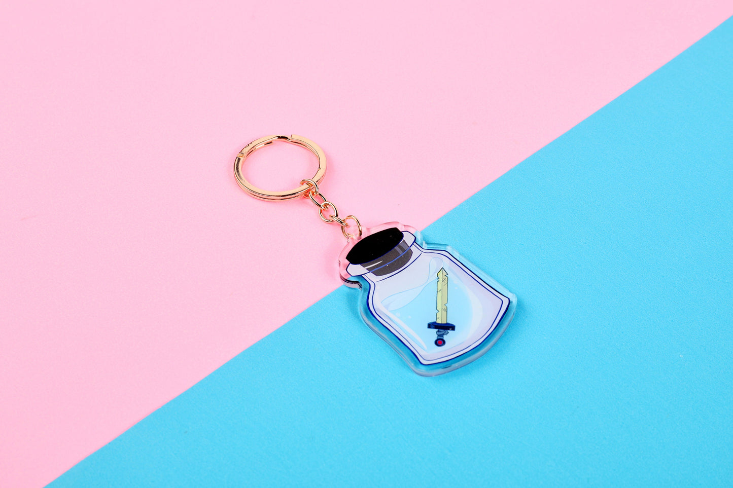 Adventure Time Swords in a Jar Keychain | 2.5 Inch Keychain