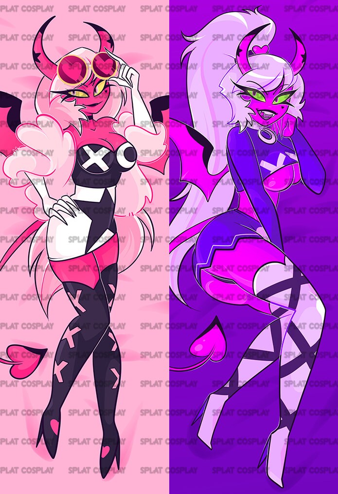 Helluva Boss Verosika Dakimakura Pillowcase | 50x150cm Two Way Tricot Daki