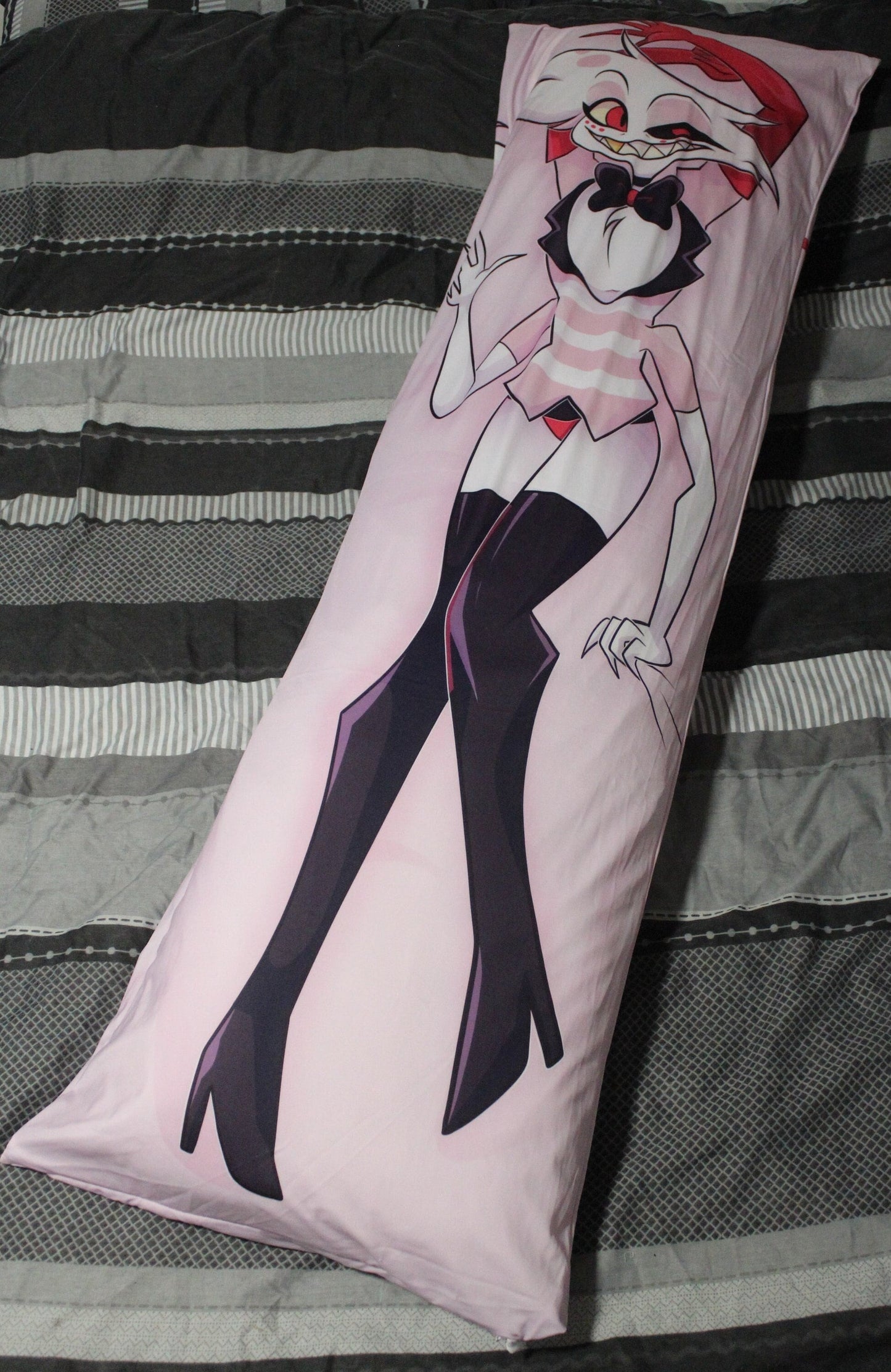 Hazbin Hotel Angel Dust Dakimakura Pillowcase | 50x150cm Two Way Tricot Daki